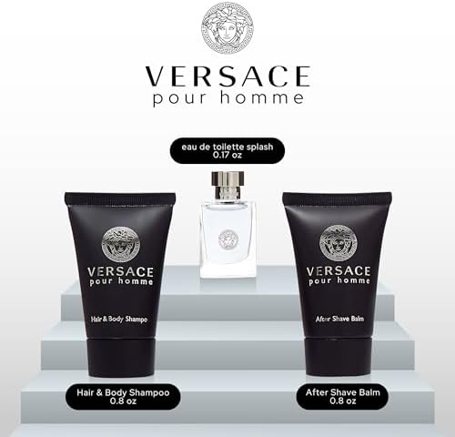 Versace Pour Homme for Men, 3 Piece Mini Gift Set - Image 2