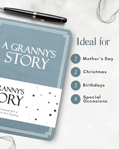Granny's Life Story Journal (Hardcover): A Meaningful Keepsake for Granny to Share Her Journey & Memories, Book Includes 250+ Prompt Questions, Sentimental Gift for Mother's Day, Birthday, Christmas - Image 5