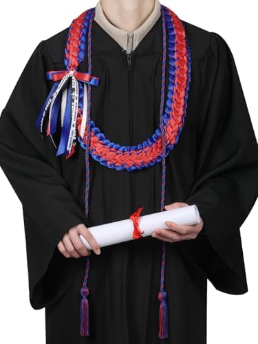 TFTAFAN Graduation Leis and Graduation Honor Cords Class of 2026 Graduation Ribbon Lei Graduation Necklace Braided Necklaces gift for Student Gifts Party Supplies - Image 3