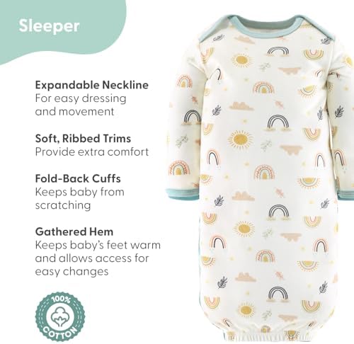 The Peanutshell Baby Layette Gift Set for Baby Boys or Girls - 16 Piece New Born Unisex Gift Set, Clothes & Newborn Essentials Must Haves - Clothes 0-3 Months - Sunny Side Up - Image 4