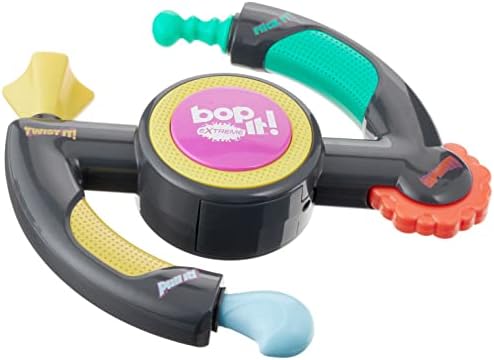 Hasbro Gaming Bop It Extreme Electronic Game for 1 or More Players, Fun Party Interactive Game for Kids Ages 8+, 4 Modes Including One-On-One Mode (Amazon Exclusive) by HasbroGames