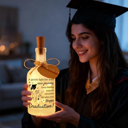 Vetbuosa Graduation Gifts, Decorative Bottle Night Light Graduation Gift for Her, Graduations Gifts for College High School Masters Degree Phd Nurse, Inspirational Grad Presents for her - Image 6