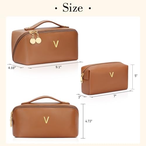 Initial Makeup Bag Personalized Gift for Women Teen Girls - Image 5