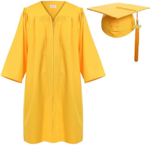 Newrara Graduation Gown Cap Tassel Set by NEWRARA