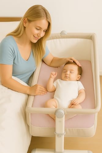 Muslin Bedside Bassinet Sheets 2 Pack, 33" X 20", (White-White) - Image 3