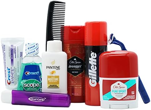 Handy Solutions 10 Piece Resealable Men's Travel Kit - Image 3