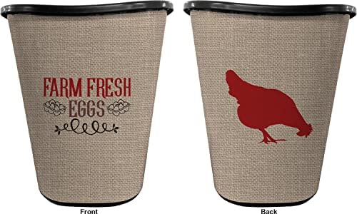 YouCustomizeIt Farm Quotes Waste Basket - Double Sided (Black) - Image 2