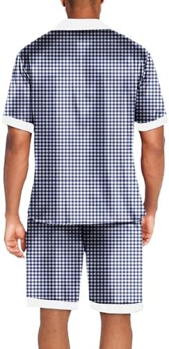 Ekouaer Men Silk Pajamas Set 2 Pieces Satin Pj Button Down Loungewear Sets - Image 3