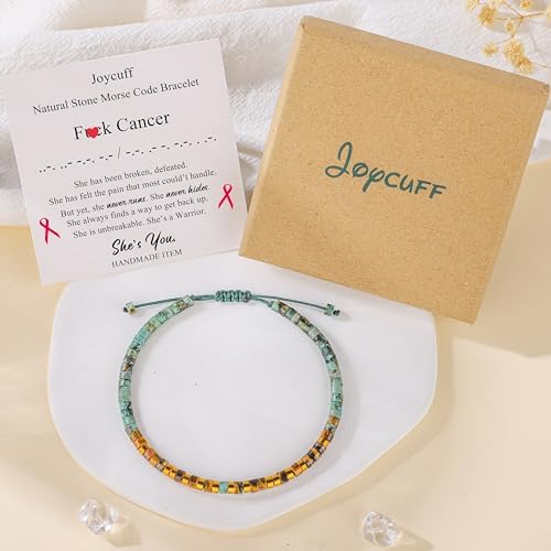 JoycuFF Morse Code Bracelets Christmas Birthday Gifts for Women Her - Image 5