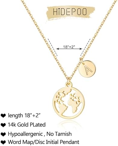 Hidepoo Graduation Gifts for Women - 14K-Gold-Plated Graduation Necklace - Image 5