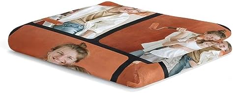 inkArts Custom Blankets with Photos for Family, Personalized Picture Blanket, Customized Blankets with Picture as Gifts for Chrimstas Birthday Mothers Day Fathers Day - Image 6
