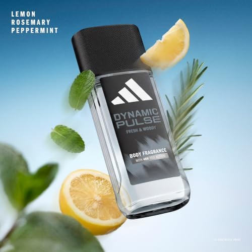 adidas Giftset Pure Game, Ice Dive and Dynamic Pulse Body Fragrance (75ml, 2.5fl oz), for him, Notes of Rosemary, Lemon, Peppermint, and Grapefruit, Men's Fragrance, Long Lasting, Sporty Fragrance - Image 4