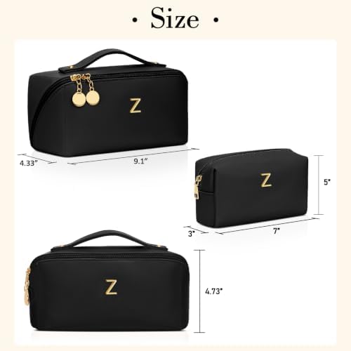 Initial Makeup Bag Personalized Gift for Women Teen Girls - Image 5