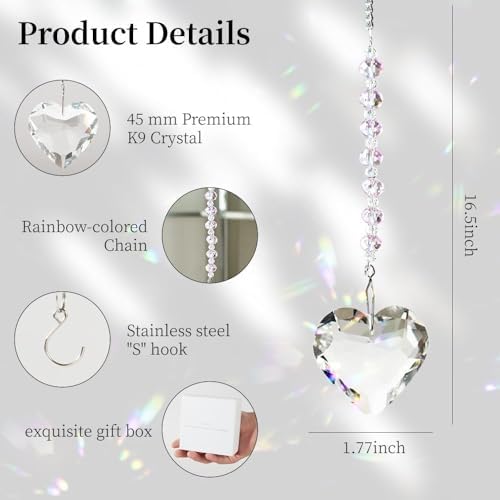 Hegelda Purple Birthday Gifts for Women Friendship Crystals Suncacther - Image 3