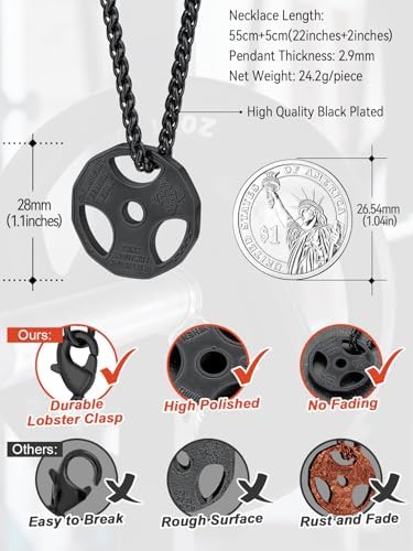 FaithHeart Sports Necklace for Men Women, Stainless Steel Gold Plated 3D Football/Soccer/Basketball/Volleyball Pendant Jewelry with Delicate Gift Packaging - Image 6