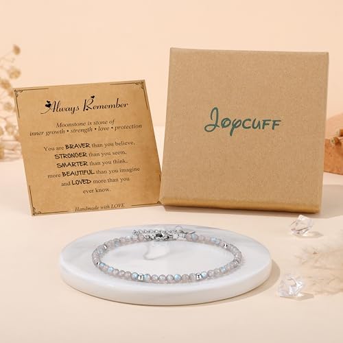 JoycuFF Moonstone Bracelet Christmas Birthday Valentines Gifts for Women - Image 6