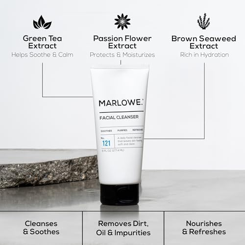 MARLOWE. Men's Skin Care Gift Set, Daily Essentials Face Kit with SPF + Eye - Image 6