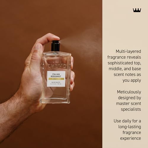 Cremo Mens Cologne Gift Set, Italian Bergamot – Includes Cologne & Antiperspirant Deodorant | Mens Gifts, Perfume for Men, Deodorant Men, Gifts for Him, Full Size - Image 6