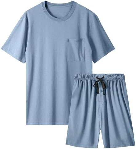 BAMBOO COOL Mens Pajama Set Lightweight Sleepwear Pjs by BAMBOOCOOL