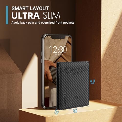 RUNBOX Wallet for Men -Slim Rfid Leather Mens Bifold Novelty Wallets 2 ID Window With Gift Box Men's Accessories - Image 4