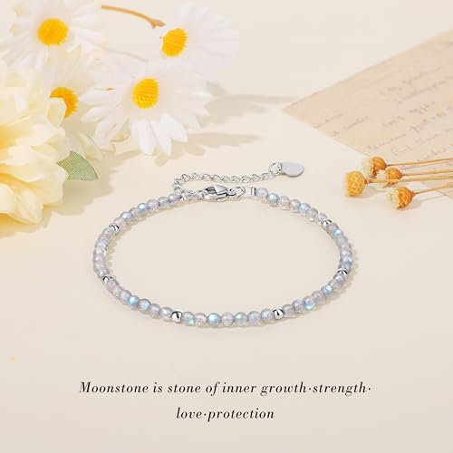 JoycuFF Moonstone Bracelet Christmas Birthday Valentines Gifts for Women - Image 5