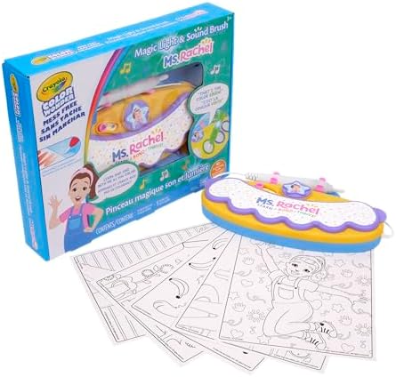 Crayola Ms Rachel Color Wonder Magic Light Brush, Mess Free Coloring Toy 3+ by Crayola
