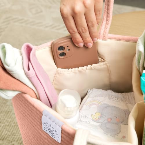 Diaper Caddy Organizer - Baby Shower Gifts - Newborn Essentials Must Haves - New Mommy Essentials - Boy or Girl Nursery Décor - Bed Caddy - Car Organizers and Storage. - Image 5
