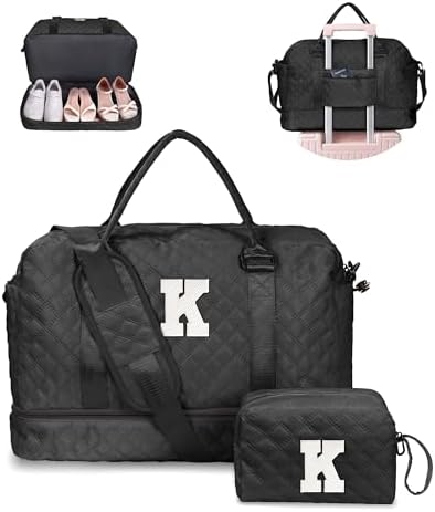 Duffle Bags with Shoe Compartment, Personalized Weekender Bags by Vogewood