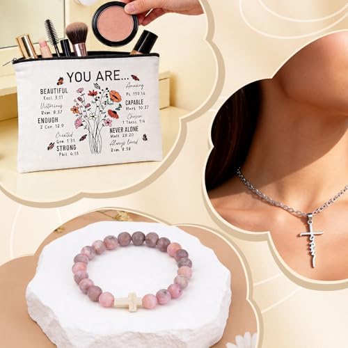 Christian Gifts for Women, Religious Gifts, Inspirational Gift for Women Birthday Unique Catholic Bible Accessories Faith Based Gift, Christian Mothers Day Gifts for Mom, Sister, Friend, Grandma - Image 5