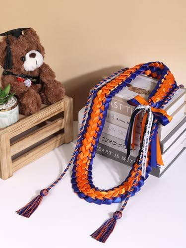 TFTAFAN Graduation Leis and Graduation Honor Cords Class of 2026 Graduation Ribbon Lei Graduation Necklace Braided Necklaces gift for Student Gifts Party Supplies - Image 4
