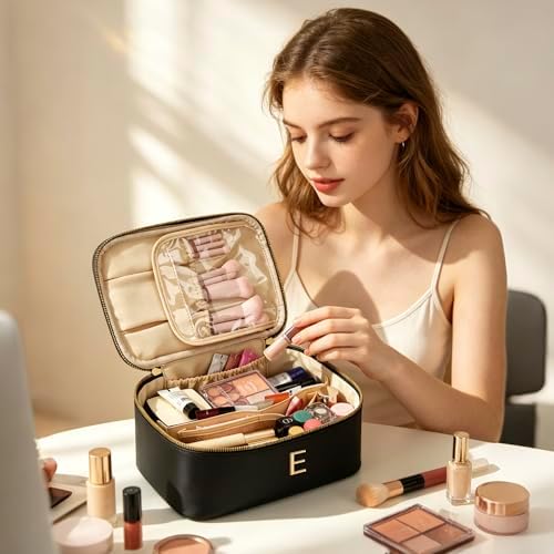 Personalized Makeup Bag Gifts for Women Travel Cosmetic Case - Image 6
