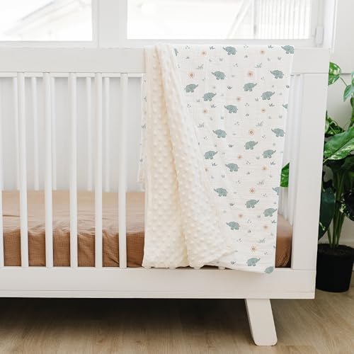Konssy Soft Muslin Baby Blanket for Unisex Boys & Girls, 30 x 40 Inch - Image 5