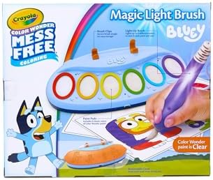 Crayola Bluey Color Wonder Magic Light Brush, Mess Free Painting Station for Kids, Gifts, Toddler Bluey Toys & Activities, Ages 3+ - Image 4
