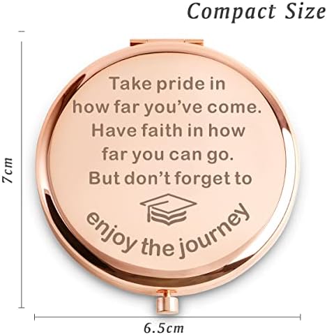 Personalized Compact Mirrors, 2025 Graduation Gifts for Her Women Girls, Unique Gift for College Medical High School Student, Best Presents Ideas for Female Graduate - Image 3