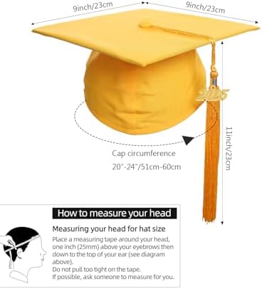 Newrara Graduation Gown Cap Tassel Set - Image 4