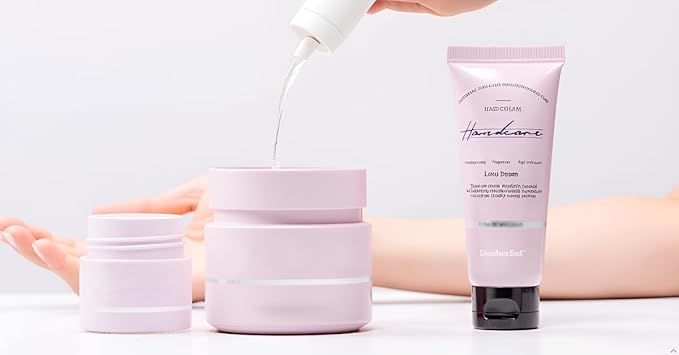 DincherBel 6 Pack Travel Size Hand Cream Set - 1 oz Moisturizing Lotion for Dry Cracked Hands, Lotus Dream Scented Hand Lotion Gift for Women, Nurses, Teachers, Bridesmaids Gifts