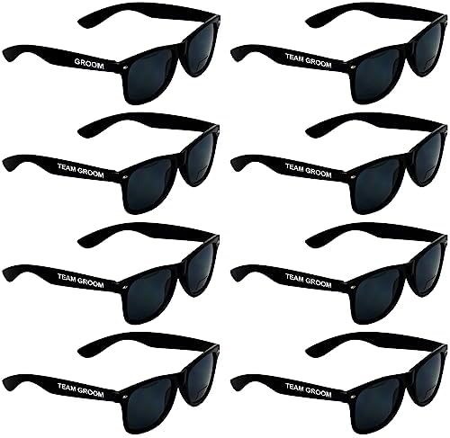 Groomsmen Sunglasses for Men - Wedding Sunglasses for Groomsman Proposal Gifts, Bachelor Party Favors by BachpartyGifts