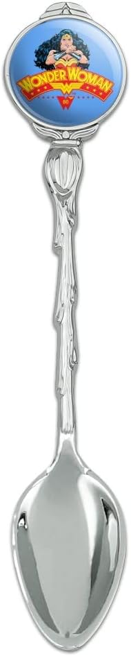 Wonder Woman 80th Pose Novelty Collectible Demitasse Tea Coffee Spoon