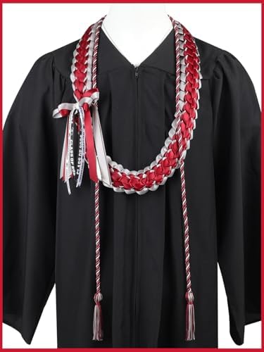 TFTAFAN Graduation Leis and Graduation Honor Cords Class of 2026 Graduation Ribbon Lei Graduation Necklace Braided Necklaces gift for Student Gifts Party Supplies - Image 2
