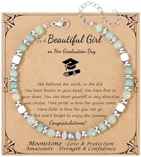 Gifts for Women Moonstone Bracelet, Amazonite Imperial Jasper Bracelets by Joycuff