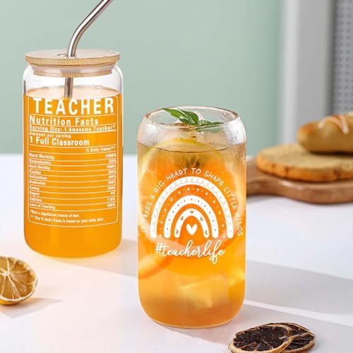 Teacher Appreciation Gifts for Women, Thank You Gifts for Teachers from Students – Teachers Day, End of Year, Graduation, Retirement, Birthday Gift Basket with 16oz Drinking Cup, Journal(Brown) - Image 3