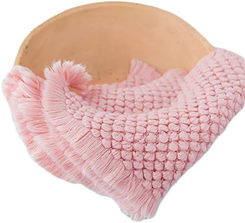 Zeroest Newborn Baby Photography Props Basket Filler Blanket (Pink) by NewbornPhotographyProps