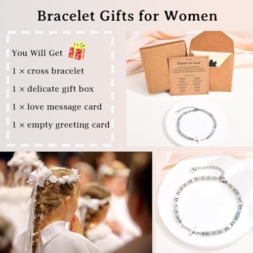 Religious Cross Bracelet for Women Girls, Christian Gifts - Image 4