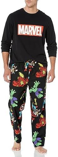 Amazon Essentials Disney | Marvel | Star Wars Men's Soft & Comfortable Flannel Pajama Sleep Sets - Image 5