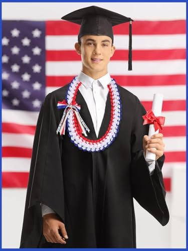 TFTAFAN Graduation Leis and Graduation Honor Cords Class of 2026 Graduation Ribbon Lei Graduation Necklace Braided Necklaces gift for Student Gifts Party Supplies - Image 5