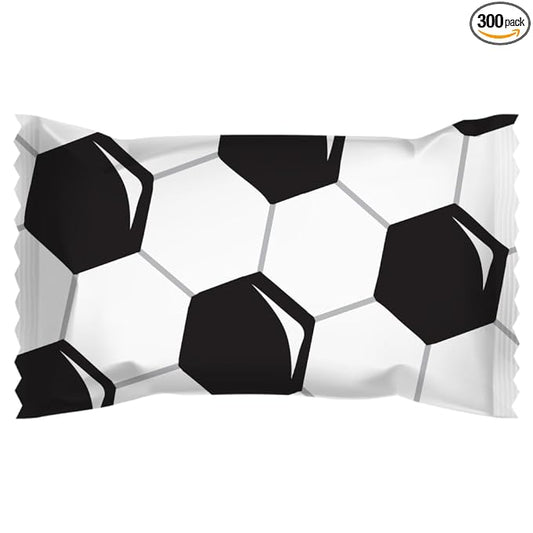 Party Sweets Soccer Buttermints by Hospitality Mints, Appx 300 mints, 7-Ounce Bags (Pack of 6)