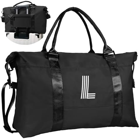 Gifts for Daughter, Initial Travel Duffel Bags, Sports Bags by Vogewood