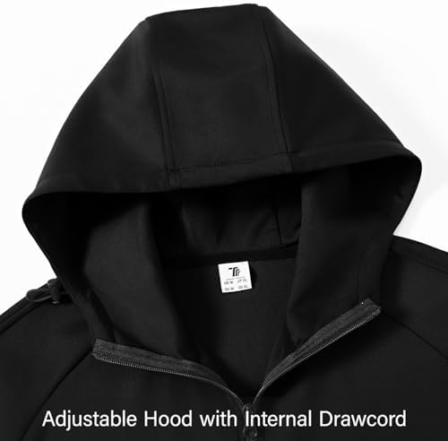 BGOWATU Men's Tracksuits Set Full Zip Jacket Hoodie Sweatsuit Running Sport Pants Outfits for Men with Zipper Pockets - Image 3