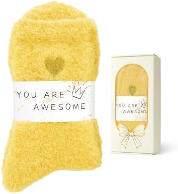 Coral Fleece Cloud Fuzzy Socks for Women Ultra-Soft Gifts for Women by AmericanTrends