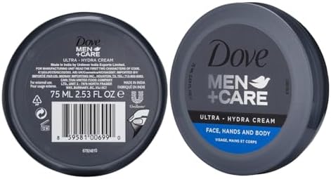 Dove Men+Care 3-in-1 Ultra Hydra Cream for Dry Skin, 24-Pack, 2.53 Oz - Image 2